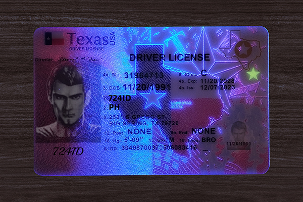 Texas ID(2025 Version)