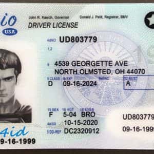Ohio forged id that can pass backlights