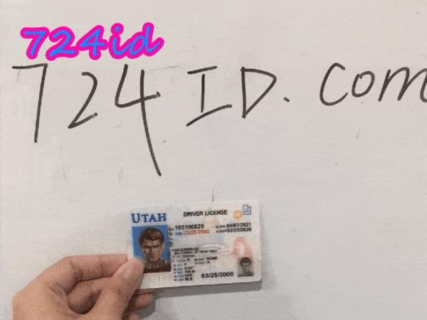 724id Utah Fake id gif