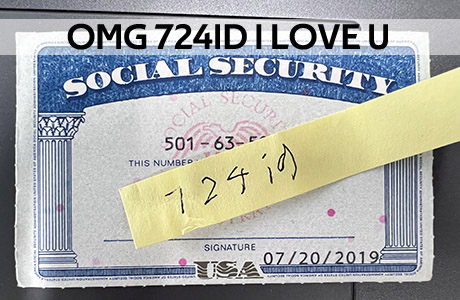 724id Fake SSN