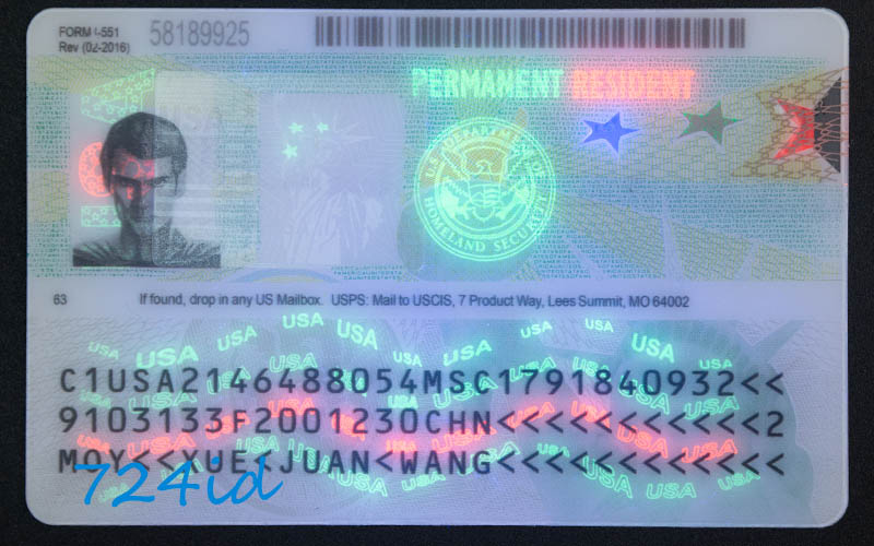 U.S.A Green Card