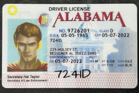 Fake-Alabama-ID