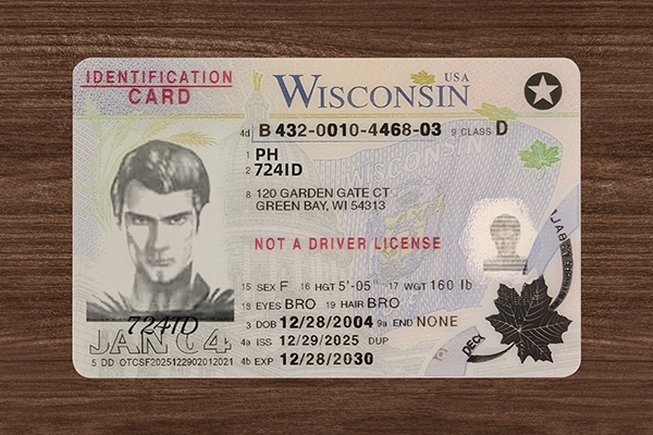 Wisconsin Identification Card(2026)
