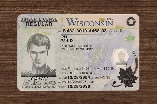 Wisconsin ID (2026 version)