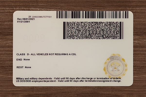 Utah ID (2026 version)
